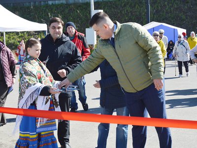 Первый теплоход пришвартовался  к новой пристани