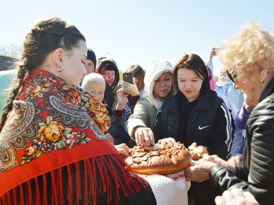 Первый теплоход пришвартовался  к новой пристани