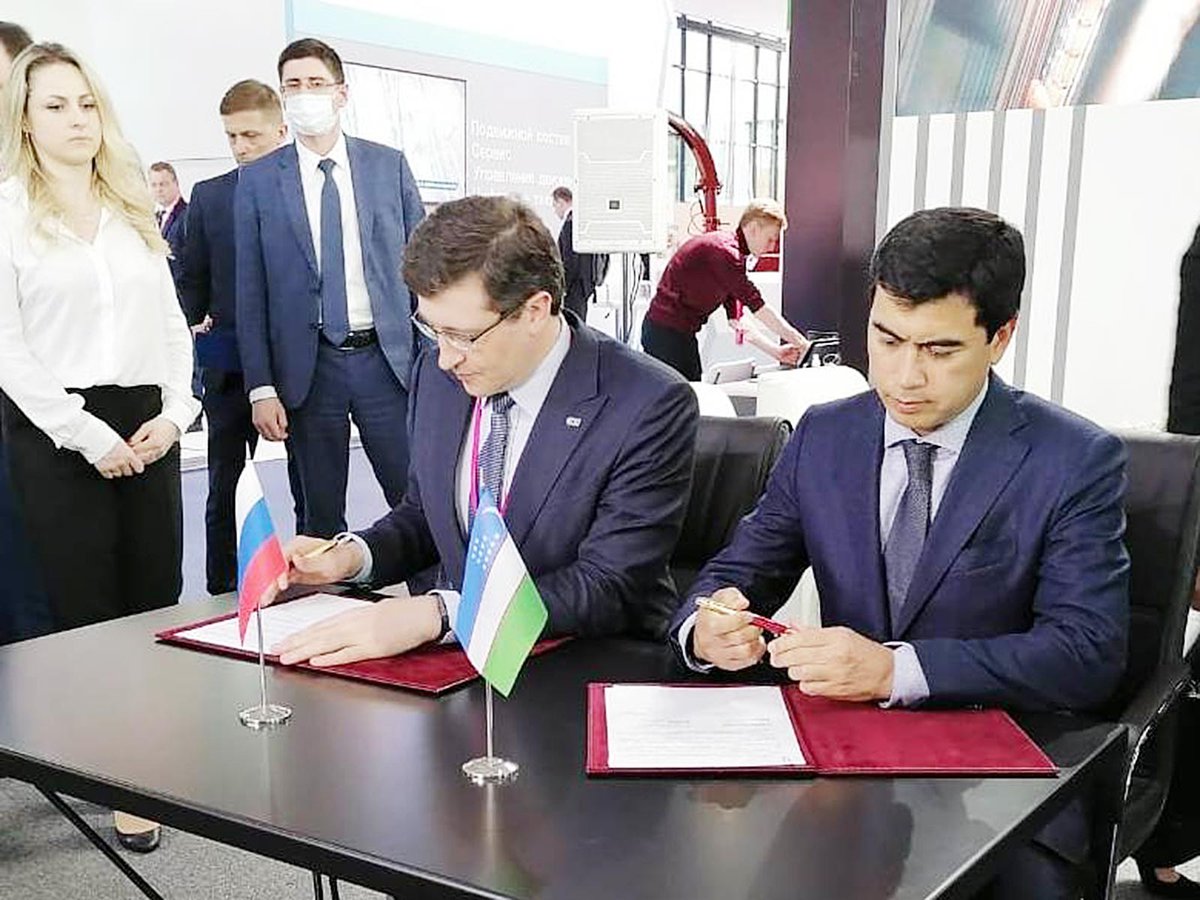 Глеб Никитин и хоким Ташкентской области Узбекистана Даврон Хидоятов подписали меморандум о намерениях межрегионального сотрудничества