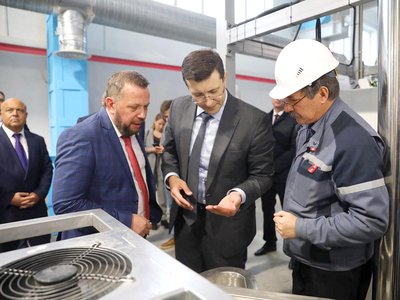 Глеб Никитин открыл производство наномодифицированных полимеров в Дзержинске (2020 г.)