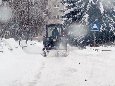Расчистка и вывоз снега с улиц Выксы (2021 г.)