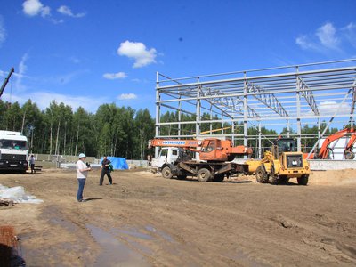 Строительство ФОКа «Баташев Арена» в Выксе