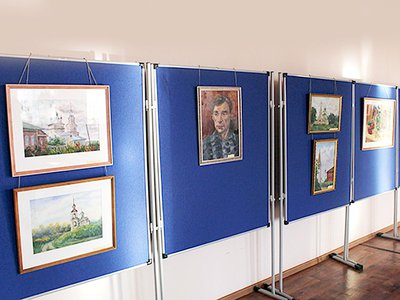 В детской художественной школе открыта персональная выставка преподавателя Елены Каталевой
