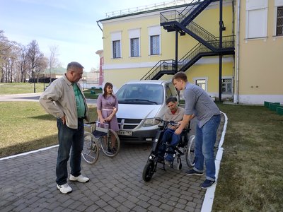 В музее истории АО «ВМЗ» теперь есть  инвалидные коляски с электроприставкой UNAwheel