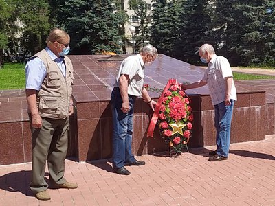 В день начала Великой Отечественной войны ветераны почтили память погибших