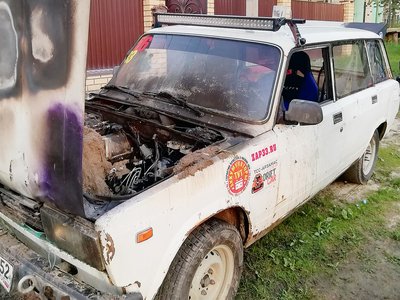 На улице Чернышевского горел автомобиль