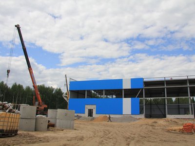 Строительство ФОКа «Баташев Арена» в Выксе
