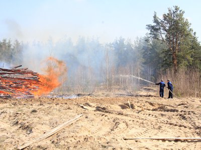 Количество пожаров в области увеличилось