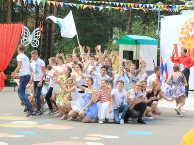 Валерий Шанцев в детском центре «Лазурный» (г. Выкса, 28 июля 2017 г.)