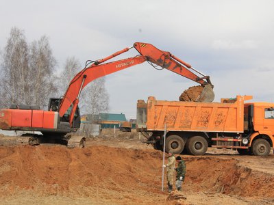 Начало строительства ФОКа в м-оне Шуховском