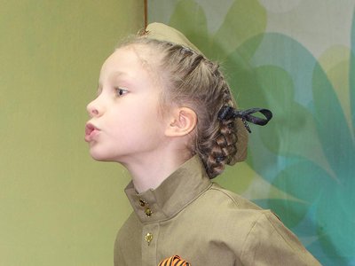 В День защитника Отечества в парке состоялся детский конкурс чтецов (Выкса, 2020 г.)