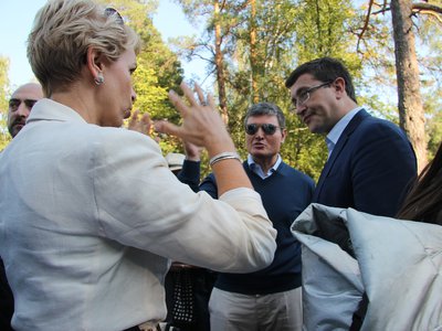 На фестивале «Арт-Овраг» побывал губернатор Нижегородской области с семьёй