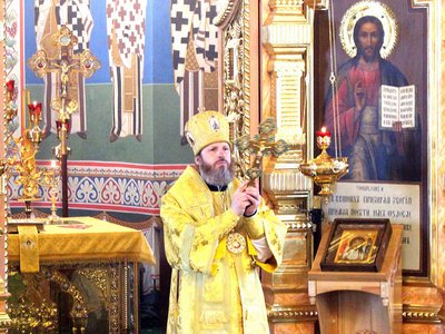 Епископ Выксунский и Павловский Варнава совершил Божественную литургию в день своего рождения