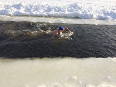 Открытый чемпионат округа по спортивному зимнему плаванию