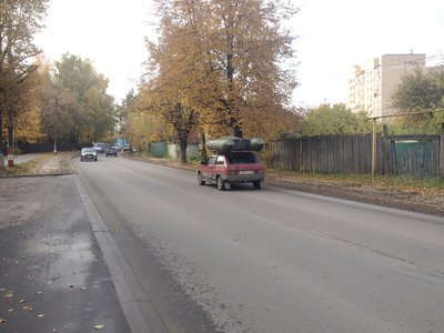 Открытие отремонтированной дороги на улице Академика Королёва (Выкса, 2017 г.)
