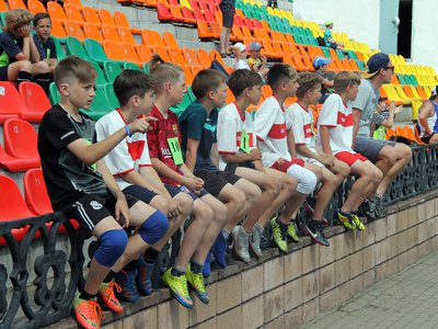 Воспитанники ДЮЦ «Лидер», приняли участие в эстафете на стадионе «Металлург» 7 июня.