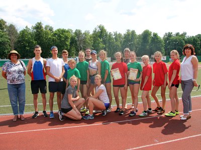 Воспитанники ДЮЦ «Лидер», приняли участие в эстафете на стадионе «Металлург» 7 июня.
