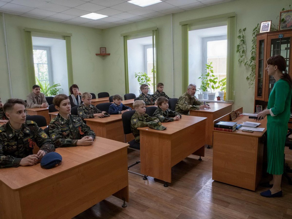 Встреча под названием «Далёкому мужеству память храня» прошла в учебном классе православных витязей