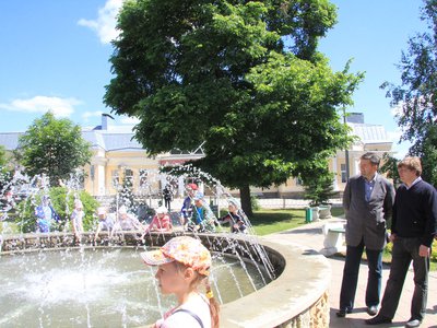 В Выксе заработал фонтан «Королевский»