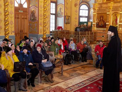 Епископ Выксунский и Павловский Варнава и представители общественных организаций инвалидов общались в новом формате
