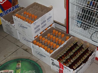 Полицейские изъяли из незаконного оборота 1 702 бутылки алкоголя (Выкса, 2019 г.)