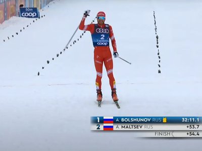 Нижегородец Артём Мальцев занял второе место в лыжном турнире «Тур де Ски»