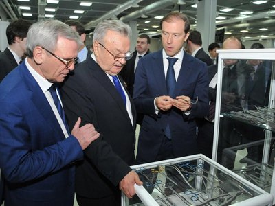 Глеб Никитин представил Нижегородскую область как будущий пилотный регион нацпроекта в ходе визита министра промышленности РФ (2018 г.)