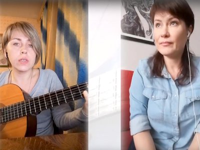 Клуб исполнителей бардовской песни «Меридиан» репетирует онлайн