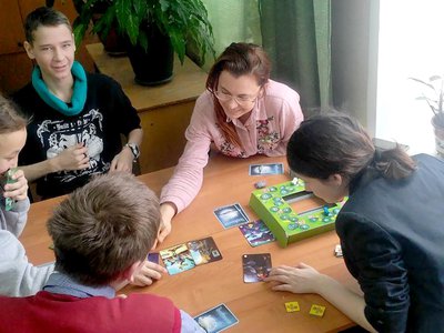 В Вильской школе ученики и педагоги играли в настольные игры