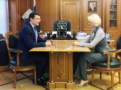 Вице-премьер правительства РФ Виктория Абрамченко и Глеб Никитин обсудили корректировку нацпроекта «Экология»