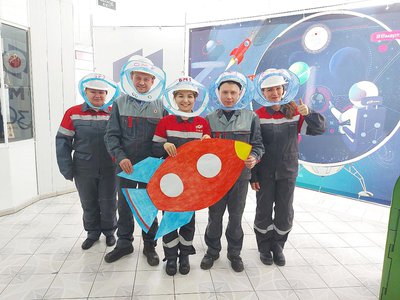 Космический марафон для сотрудников прошёл в ОМК