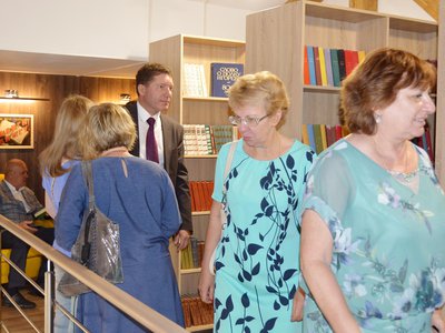 открытие библиотеки в музее