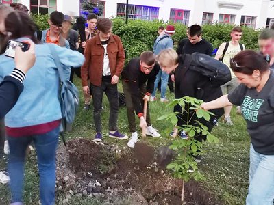 Школа №8 присоединилась к акции «Сад памяти»