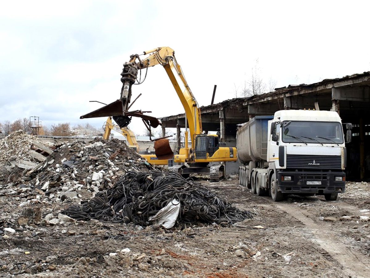 ВМЗ демонтировал сооружения на территории бывшего грузопассажирского транспортного предприятия (Выкса, 2020 г.)