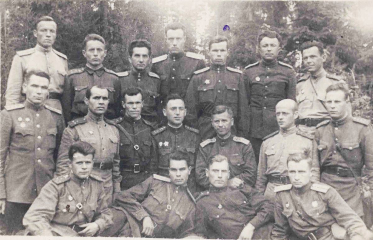 1944 год, р.п. Виля. Учебный взвод 29-го полка