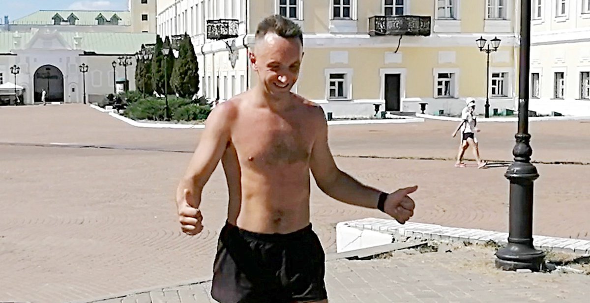 Игорь Корытин пробежал от Нижнего до Выксы (2021 г.)