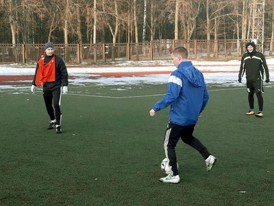 Состоялась тренировка футбольной команды «Металлург»