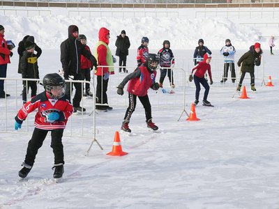 В Нижнем Новгороде прошли Всероссийские массовые соревнования «Лёд надежды нашей»