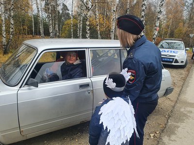 В Борковку прибыли дорожные «ангелы-хранители»