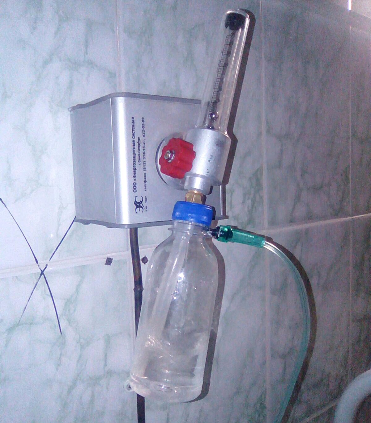 Аппарат подачи кислорода в Кулебакском ковидном госпитале