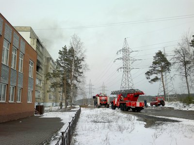 Пожар в Мотмосе