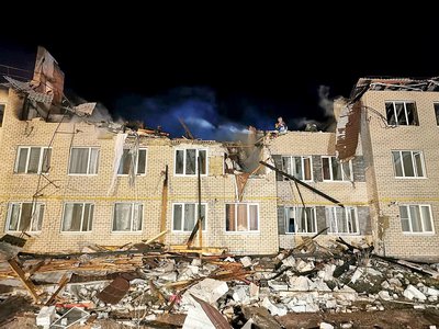 Взрыв газа в трёхэтажном жилом доме в селе Маргуша Дальнеконстантиновского района (2021 г.)