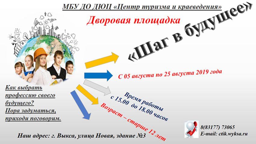 Дворовая площадка «Шаг в будущее» (Центр туризма и краеведения)