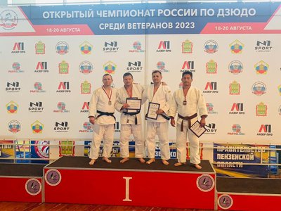 Борец Сергей Жарков стал чемпионом России по дзюдо среди ветеранов