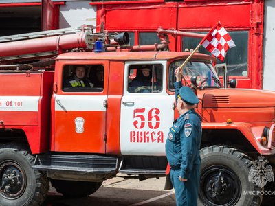 В Выксе пожарные боролись за звание лучшего звена газодымозащитной службы