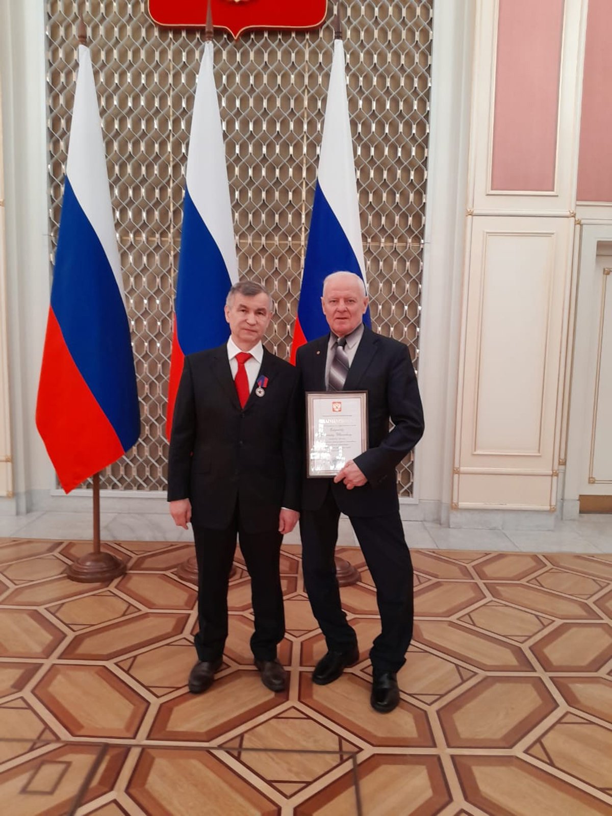 Виктор Егрушов получил благодарность президента России