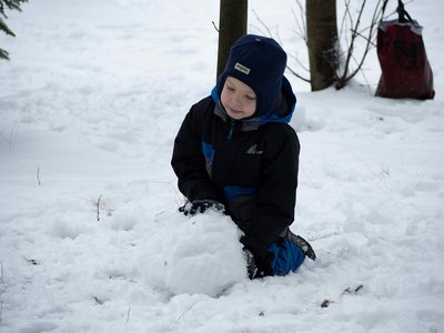 В парке культуры и отдыха в деревянном городке 3 января стартовала семейная арт-прогулка «Аллея снеговиков» (Выкса, 2021 г.)