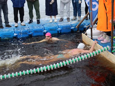 Проплыли в морозный день