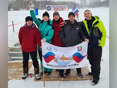 Выксунские моржи заняли третье место в Нижнем Новгороде