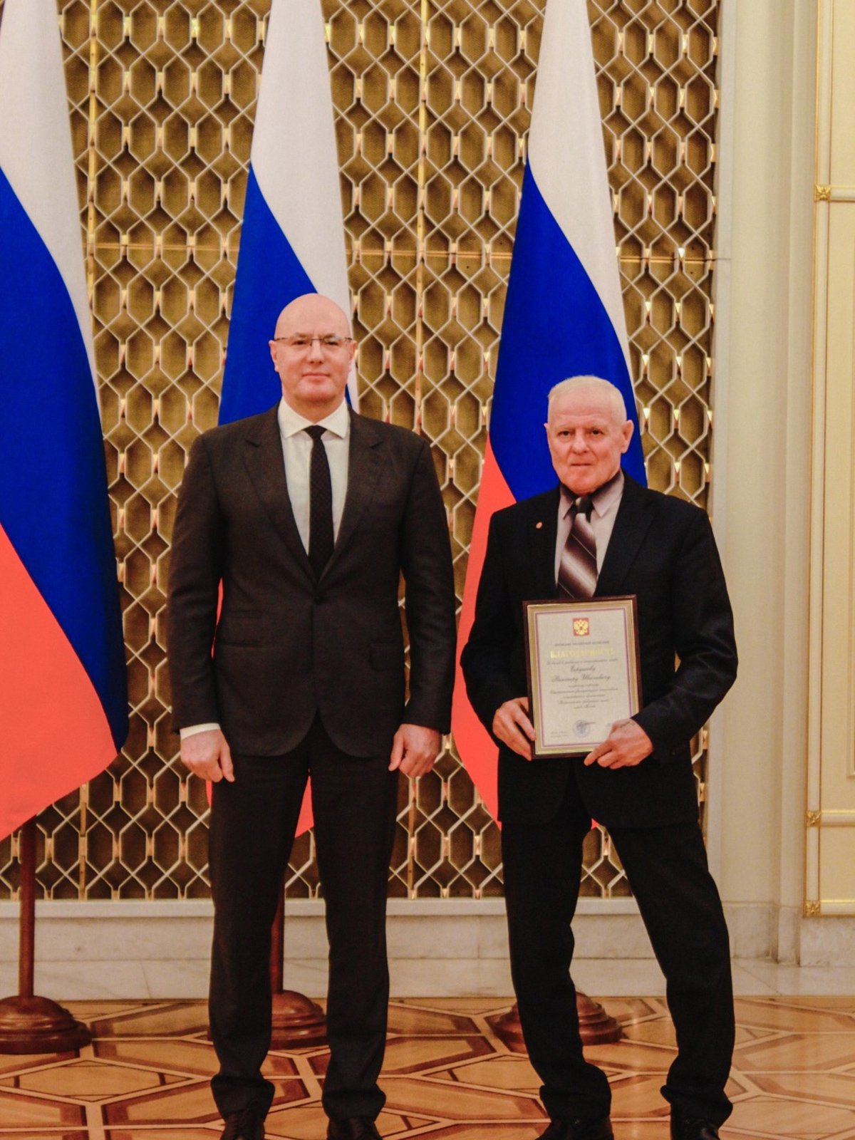 Виктор Егрушов получил благодарность президента России